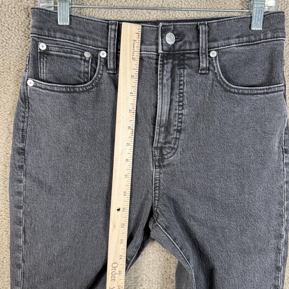 Madewell Jeans Womens 26 Black The Perfect Vintage Jean High Rise Straight Leg - Picture 6 of 13